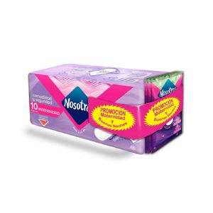 Nosotras Maternidad Toallas  X 10Ud+Lactinosotras