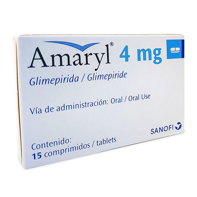 Amaryl--Glimepirida--4Mg-X-15Comp.Sn