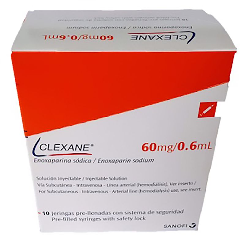 Clexane---Enoxaparina--60Mg-0.6-Ml-X-10-Jeringa-