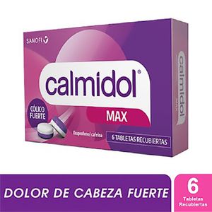 Calmidol Max (Ibuprofeno Cafeina ) Caja 6 Tabletas