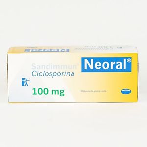 Neoral Sandimmun Ciclosporina 100 Mg X 50 Cap