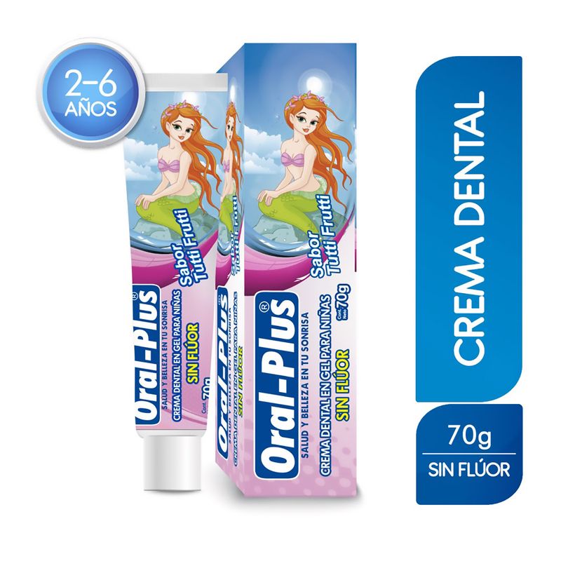 Crema-Dental-En-Gel-Sin-Fluor-Niñas-30Gr-Cepillo-Oral-Plus