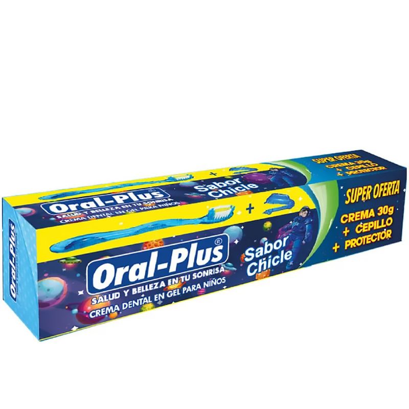 Crema-Dental-Niño-Sin-Fluor-Niños-X30G-Cepillo-Oral-Plus