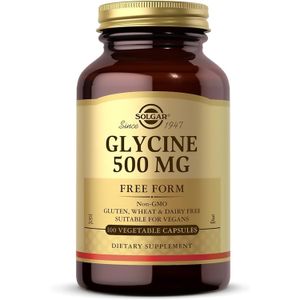 Glycine 500 Mg X 100 Tab (Capsulas Vegetales) Solgar