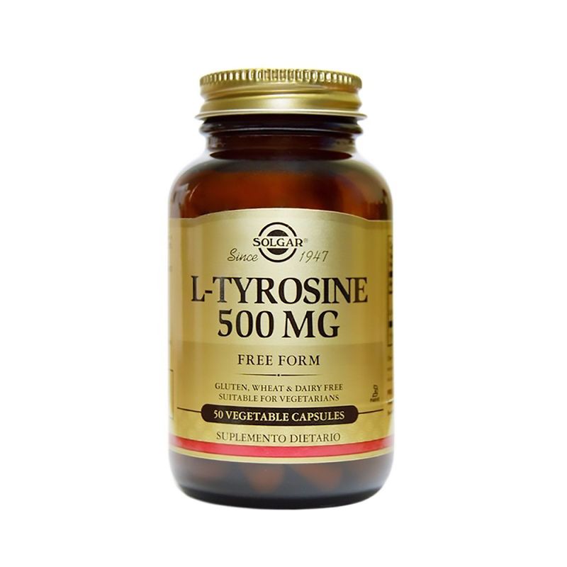 L-Tyrosine-500Mg-50-Cap-Solgar