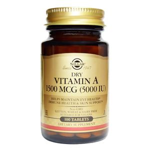 Dry Vitamin A 5000Ui X 100Tab Sg