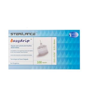 Ster/Lance Easydrip Agujas Pra Insulina 31 G Caja X 100