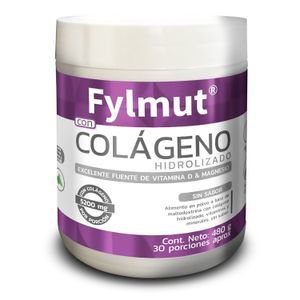 Fylmut On Colageno Hidrolizado Vitamina D Sin Sabor X 480 G