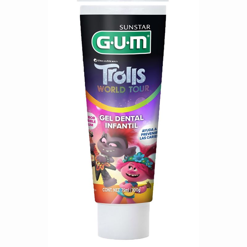 Gum-Crema-Dental-Trolls--Bubble-Gum-Chicle--X-75-Ml