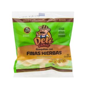 Rosquitas Finas Hierbas Deli Sinu X 30Gr Sf X 6 Und