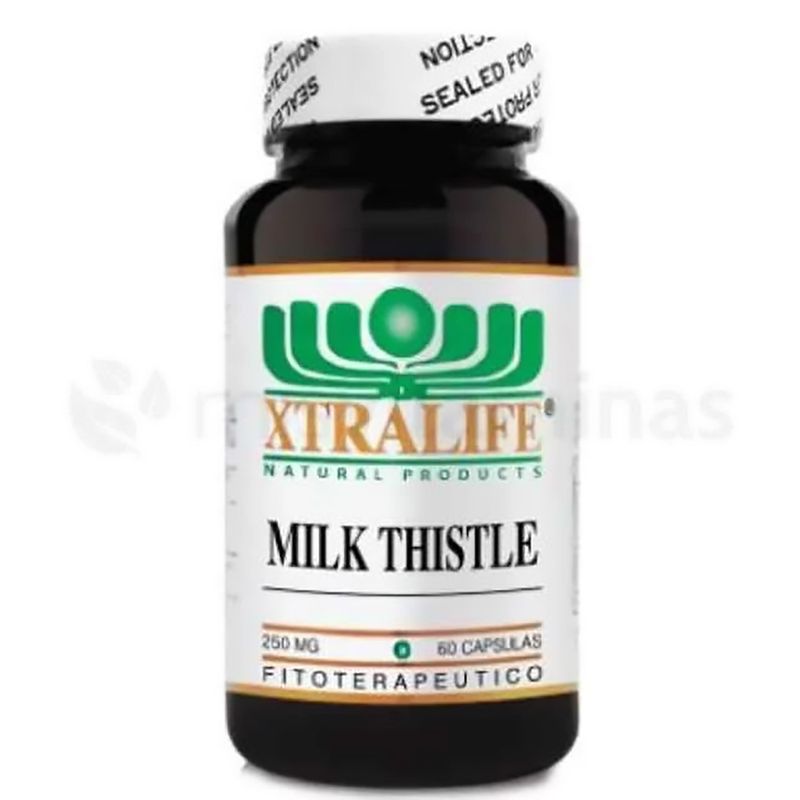 Xtralife-Milk-Thistle-250--Silimarina--X-60-Cap