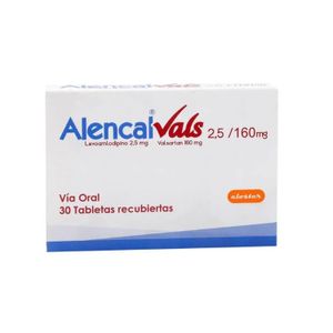 Alencal Vals (Levoamlo-Valsar) 2.5 Mg/160Mg X 30Tab.Cl