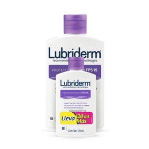 Lubriderm Locion U.V.15 400 Ml+Lub.120
