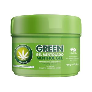 Green Gel Mentolado (Cannabis-Menthol) X 450Mg.Rd Elen