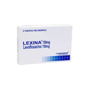 Lexina Levofloxacino 750 Mg X 5 Tab Novamed