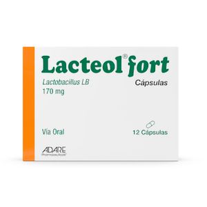 Lacteol Fort 170 Mg X 12 Capsulas