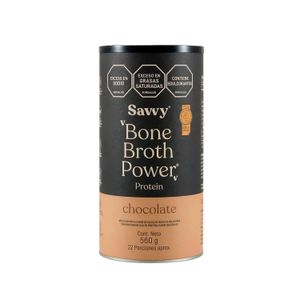 Savvy Bone Broth Protein Chocolate Tarro X 560 Gr