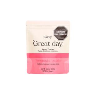Savvy Great Day Limonada Rosada Doypack 30 Sachet X 180 G