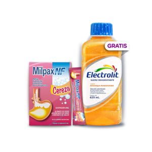 Milpax Nf Cereza X 12Sob 10ML + GRATIS (1) Electrolit 625ml