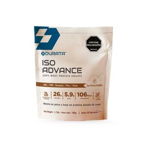 Iso Advance Mezclaen Polvo de Proteina Ice Cream Vai. X 780G Durata