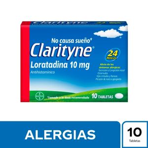 Clarityne 10 Mg X 10 Tabletas