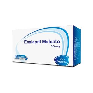 Enalapril Maleato 20 Mg X 330 Tabletas