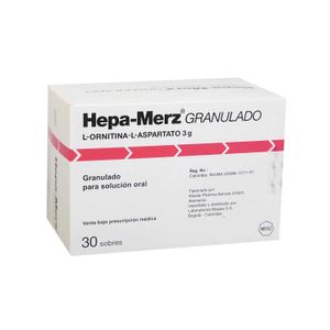 Hepa-Merz (L.Orniti-L.Aspar) Granulado X 30Sob