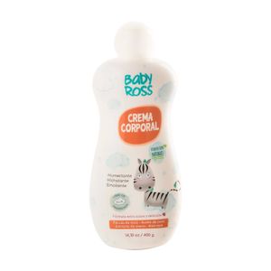 Crema Corporal Baby Ross Avena-Aloe-Aceite de Coco-Fecula de Maiz X 400 G Ross de Elen
