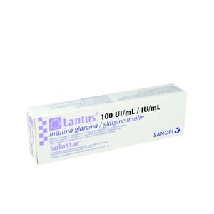 Lantus (Ins.Glargina) 100Ui X 5 Cartucho  3Ml