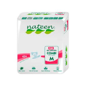 Pañal Combi Plus Adulto Nateen  T -M  10 Un