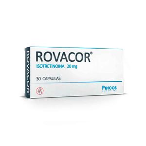 Rovacor (Isotretinoina ) 20 Mg X 30 Capsulas