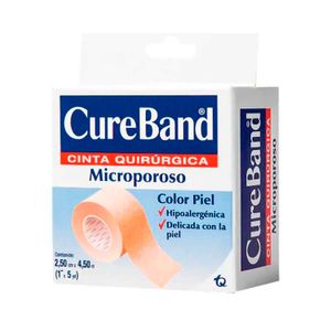 Micropore Piel Cinta Quirurgica 1X5 Cureband Tq