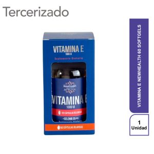 Vitamina E Newhealth X 60 Cap Blandas