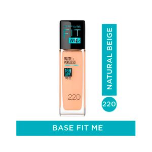 Base Liq Maybelline Fit Me Ma+P.Fdn 220 Nat Be