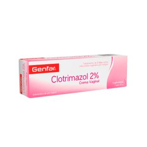 Clotrimazol 2% Crema Vaginal 20 Gr Gf
