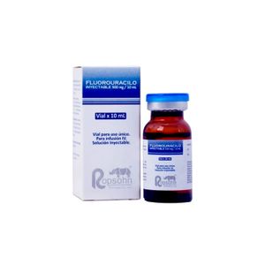 Fluorouracilo Solucion Inyectable 500 Mg X 10 Ml