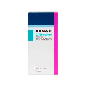 Xanax Alprazolam 0.75 Mg X 20 Ml Pfizer