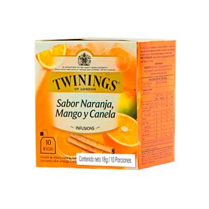 Te Naranja Mango y Canela Twinings 10 Bol