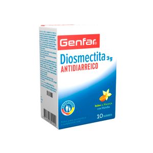 Diosmectita 3 Gramos 10 Sobres