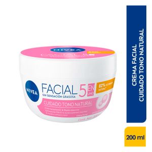 Crema Nivea Facial Cuidado To.Nat.200 Ml