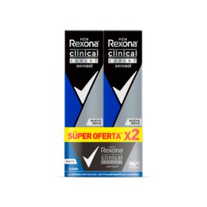2 Desodorante Rexona Aer Clin Expert X 91 Gr
