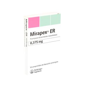 Mirapex Er 0,375 X 10 Comp.Bi