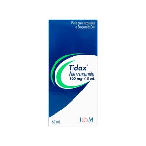 Tidax 100 Mg Nitazoxanida Susp X  60 Ml Icom