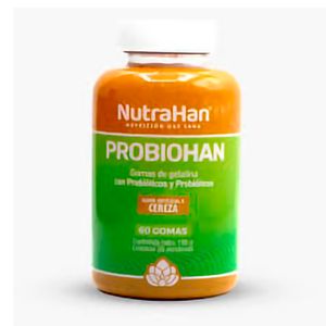Nutrahan Probiohan Gomas de Gelatina Prebioticos y Probioticos Sabora Cereza X 60