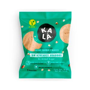 Kala Galletascon Avena Quinua y Nuecescon Stevia X 36 Gr