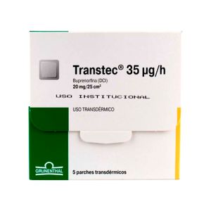 Transtec 35 Mg X 5 Parches
