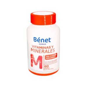 Gomas de Gelat. Benet Vitam. Miner 150Gr