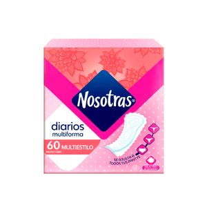 Prot.Nosotras Diarios Multiestilo. X 60Uds