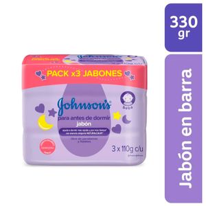3 Jabon Jj Antes de Dormir 110 Gr