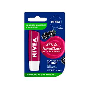 Prot.Labial Nivea Blackberry Shine Mora